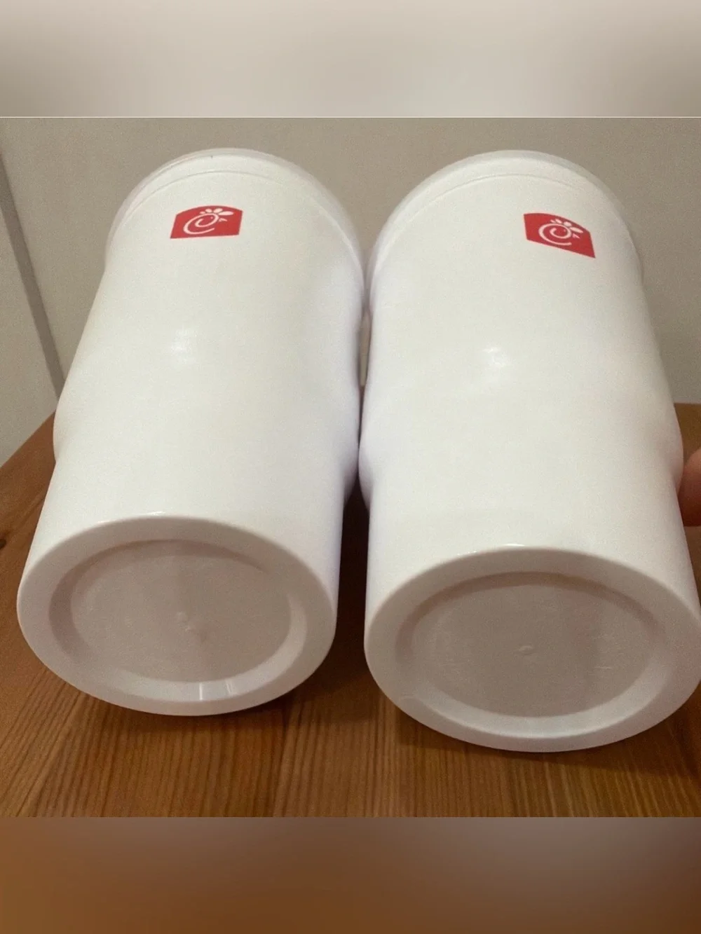 Chick Fil A Reusable Cups with Red Straws, Limited Edition 2026, Set of 2, NEW